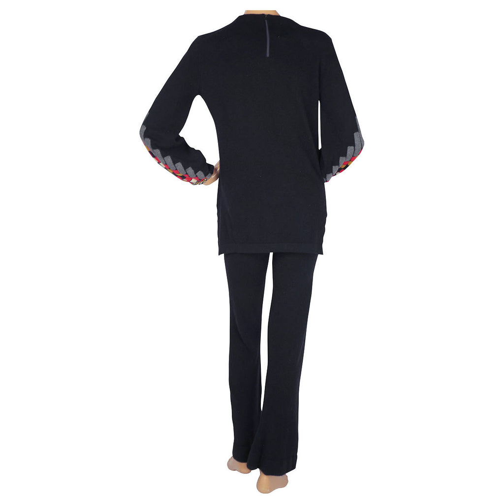 Vintage 1960s Scottish Cashmere Sweater Pantsuit by Ballantyne Scotland Size S M - Poppy's Vintage Clothing