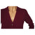Vintage 1960s Ballantyne Scottish Cashmere Sweater Wine Red Cardigan M - Poppy's Vintage Clothing