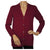 Vintage 1960s Ballantyne Scottish Cashmere Sweater Wine Red Cardigan M - Poppy's Vintage Clothing