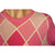 Vintage 1960s Ballantyne Pink Argyle Scottish Cashmere Sweater Pullover Ladies M - Poppy's Vintage Clothing