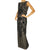 Vintage Pierre Balmain Florilege Evening Gown Black Sequin Net Dress Size M - Poppy's Vintage Clothing