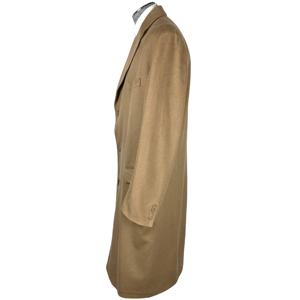 Vintage Mens Cashmere Overcoat Barneys NY Coat Size 44 Long