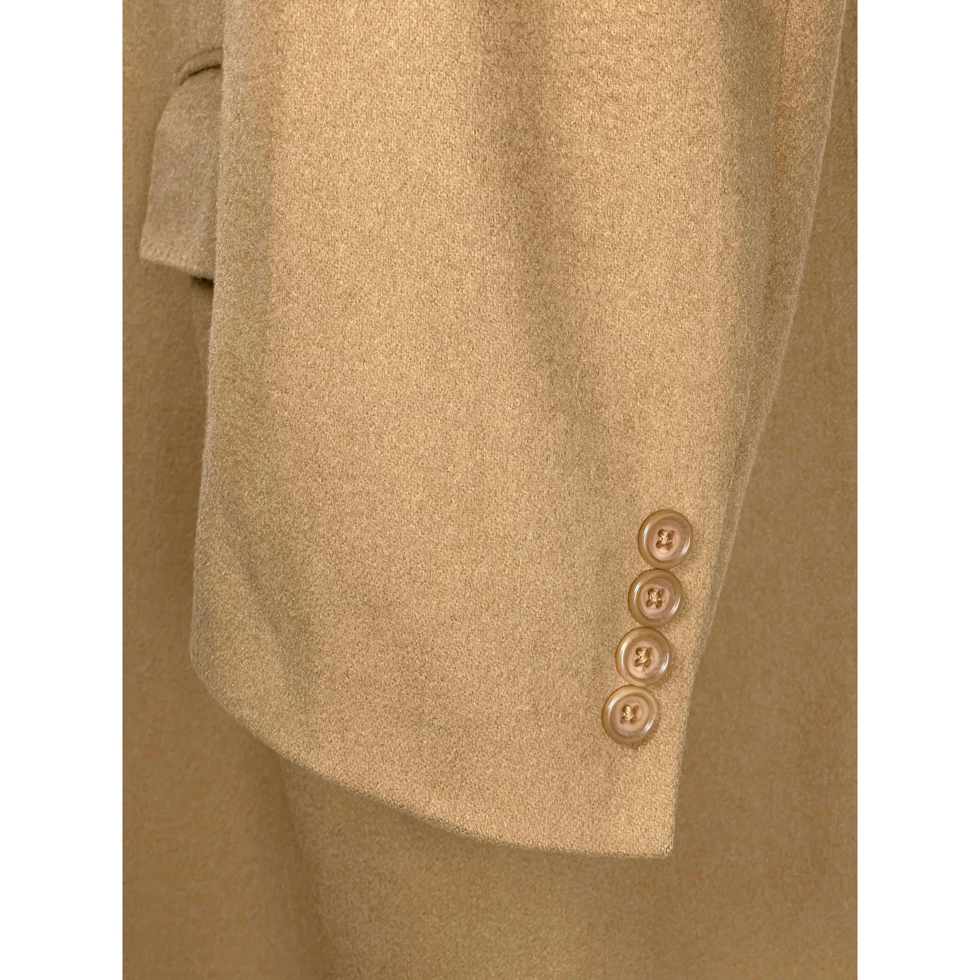 Vintage Mens Cashmere Overcoat Barneys NY Coat Size 44 Long