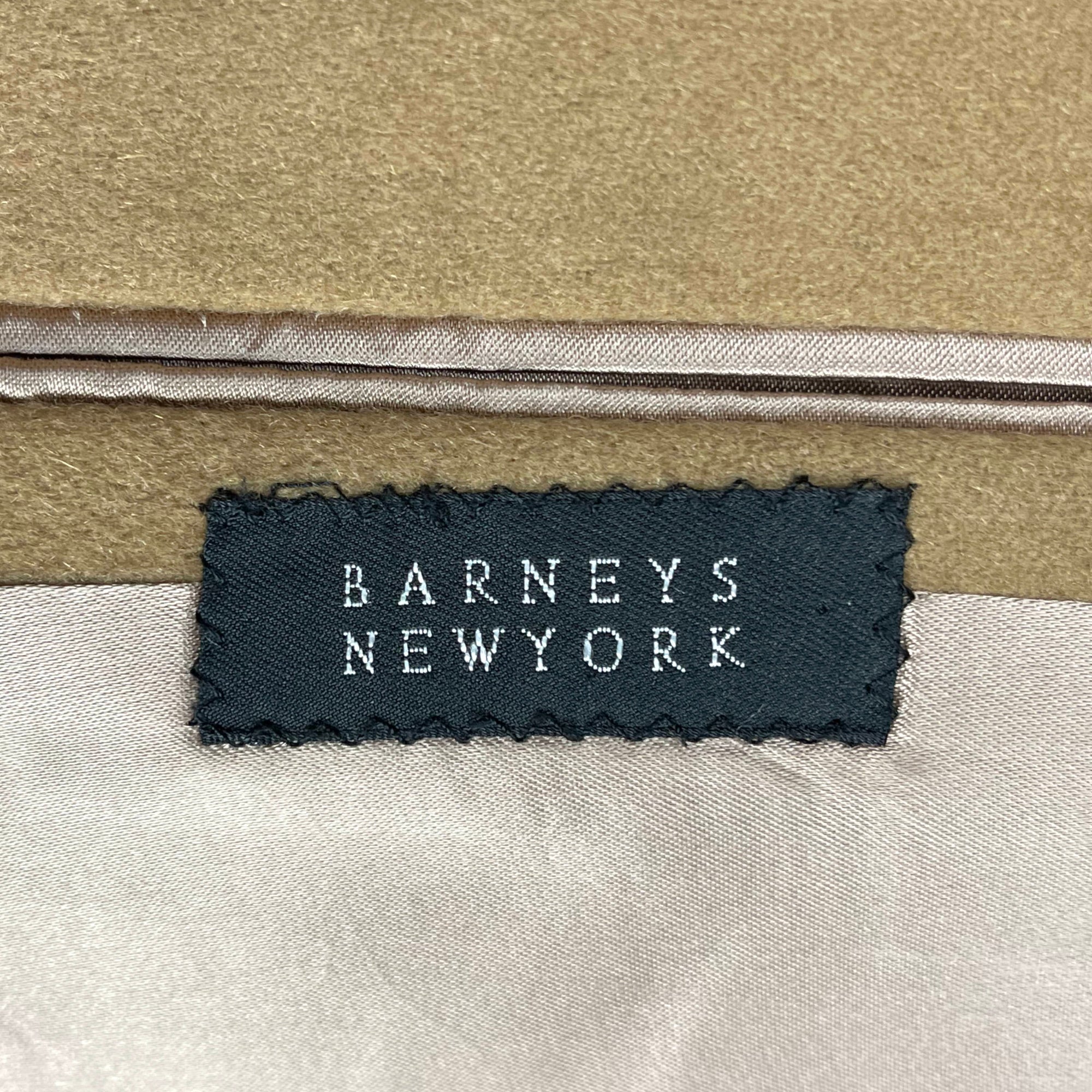 Vintage Mens Cashmere Overcoat Barneys NY Coat Size 44 Long