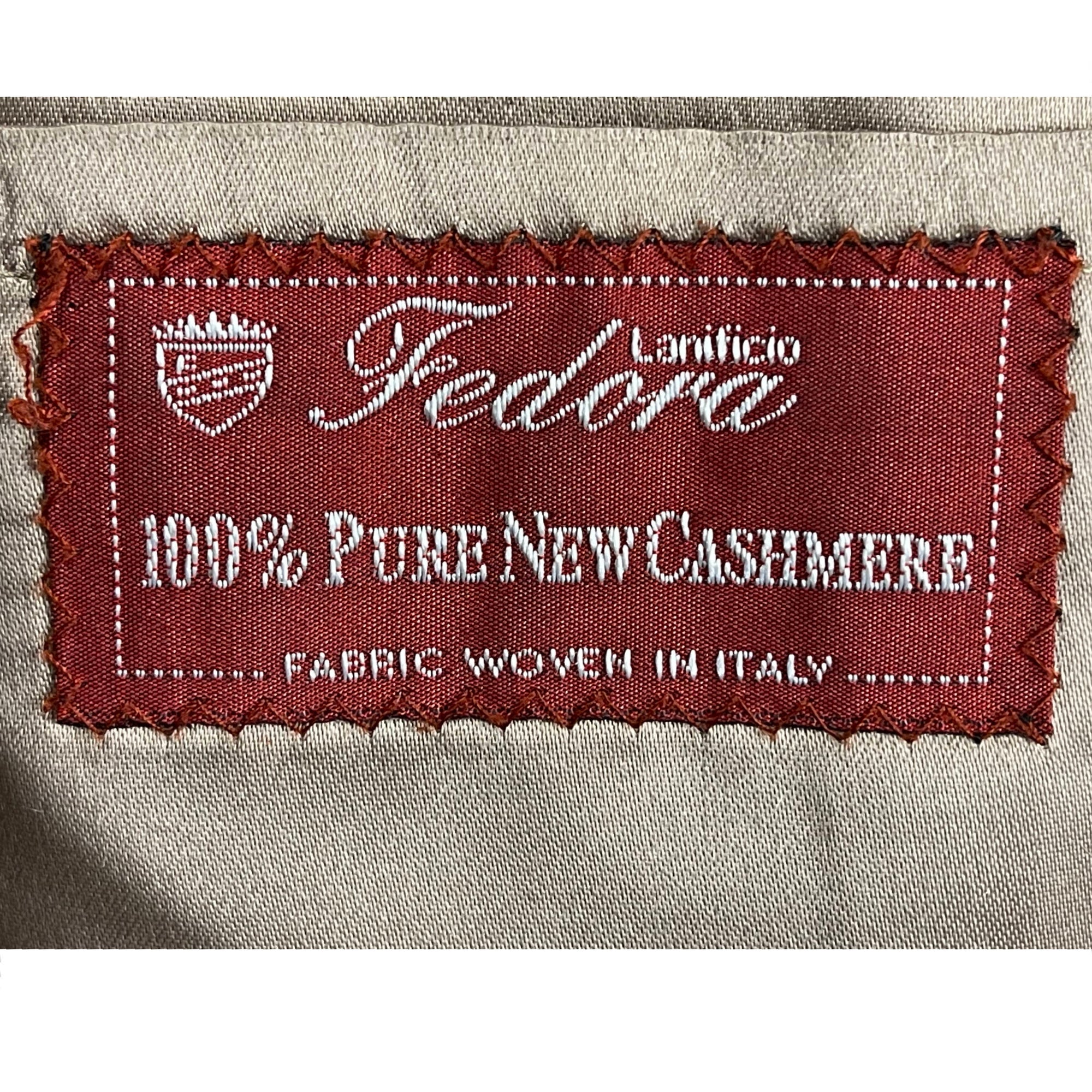 Vintage Mens Cashmere Overcoat Barneys NY Coat Size 44 Long