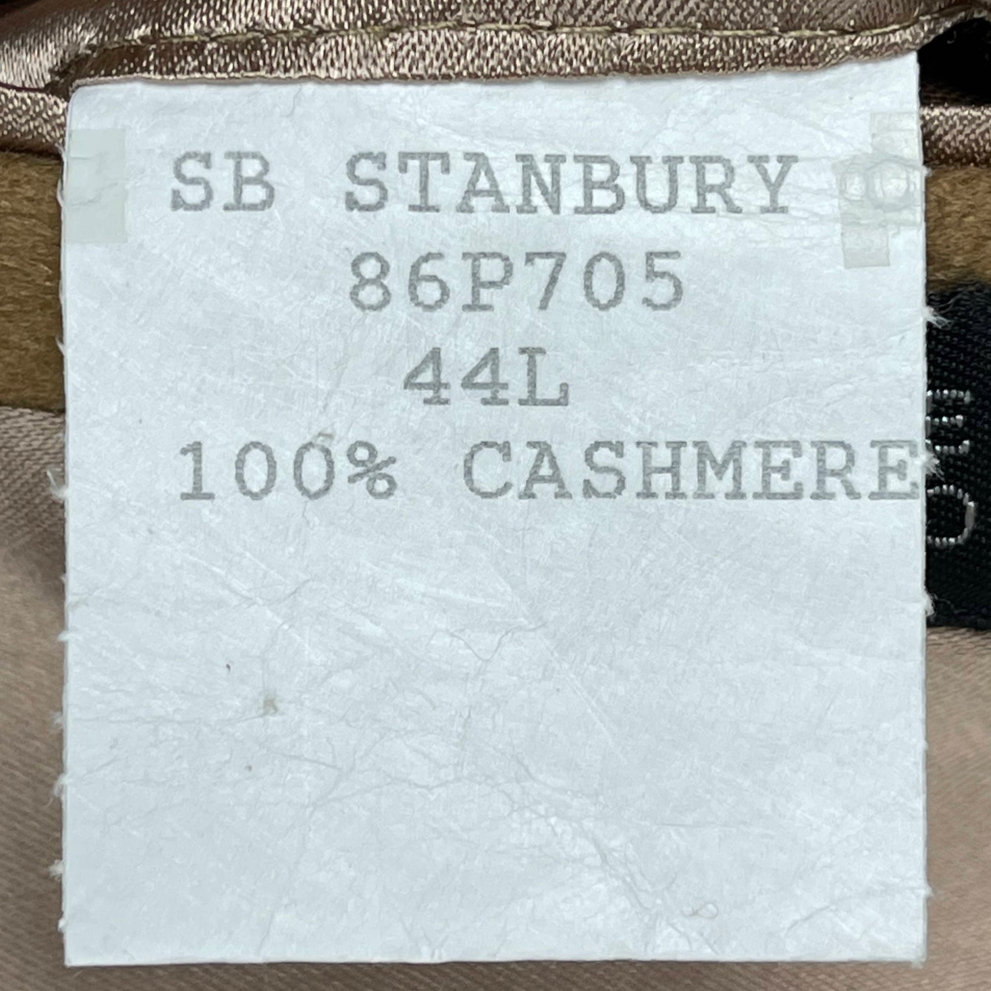 Vintage Mens Cashmere Overcoat Barneys NY Coat Size 44 Long