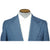 Vintage 1970s Mens Suit Blue Pinstripe Wool Size Medium 38 Tall - Poppy's Vintage Clothing