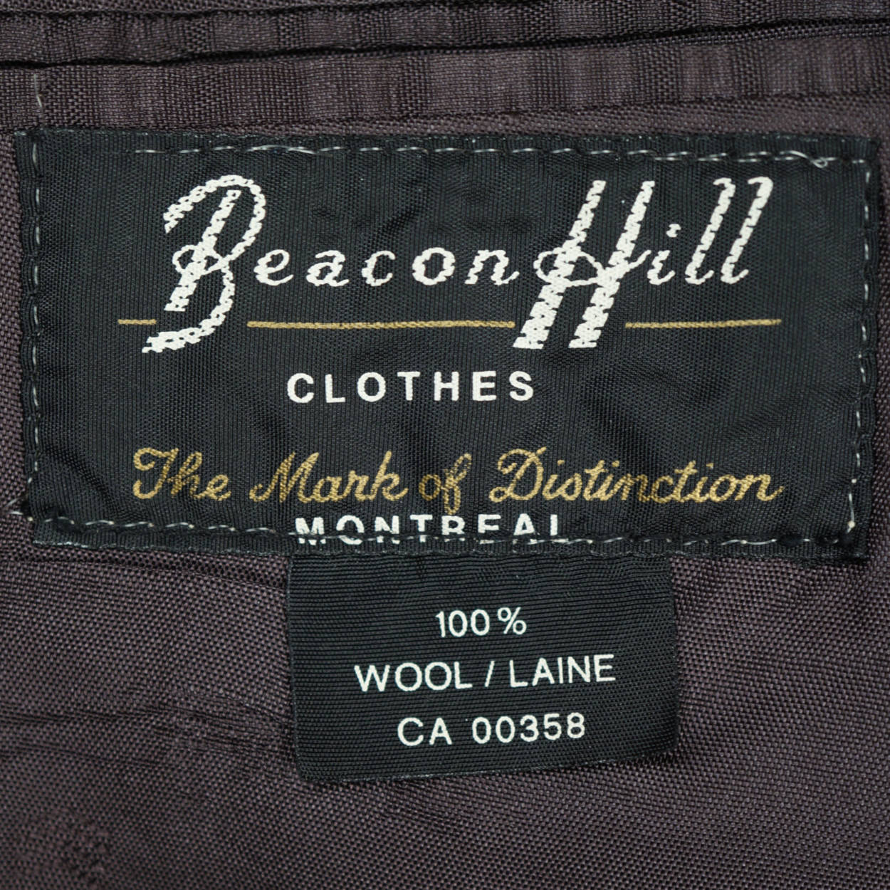 Vintage 1970s Mens Suit Blue Pinstripe Wool Size Medium 38 Tall - Poppy's Vintage Clothing