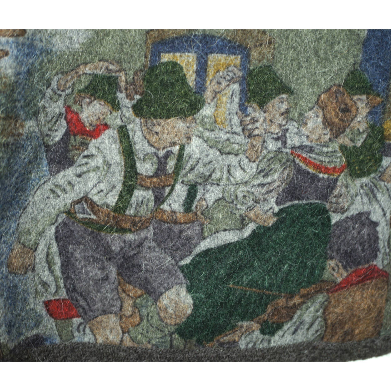 Vintage Berwin and Wolff Wool Jacket German Tracht Bohemian Scenes Ladies Size L - Poppy's Vintage Clothing