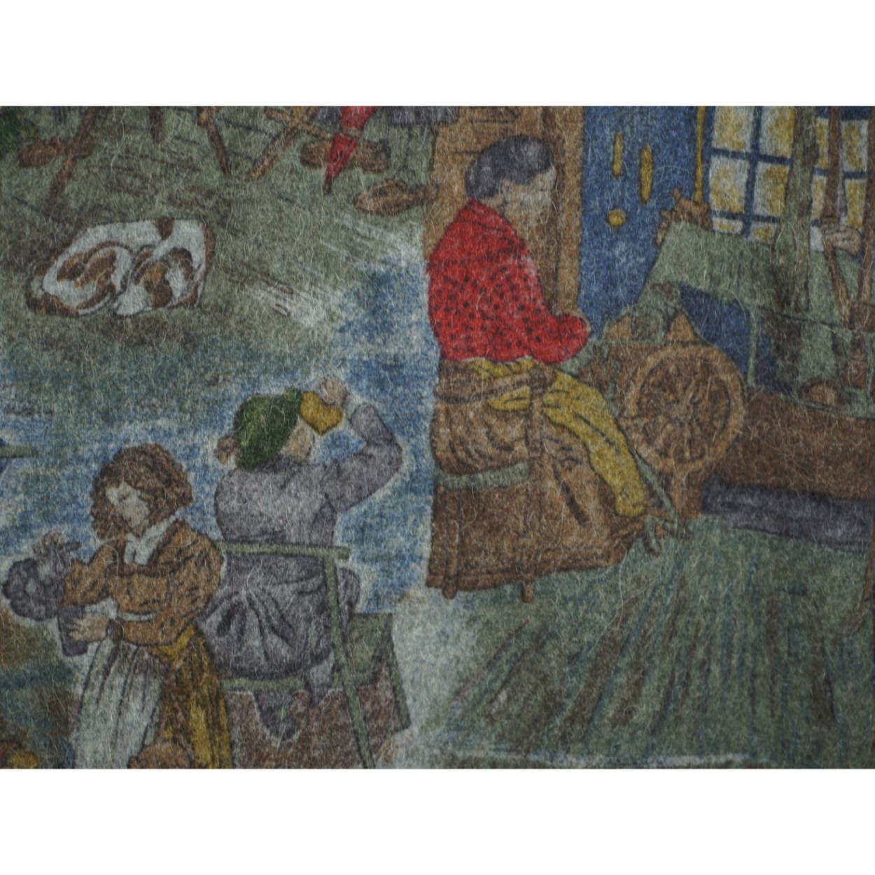 Vintage Berwin and Wolff Wool Jacket German Tracht Bohemian Scenes Ladies Size L - Poppy's Vintage Clothing