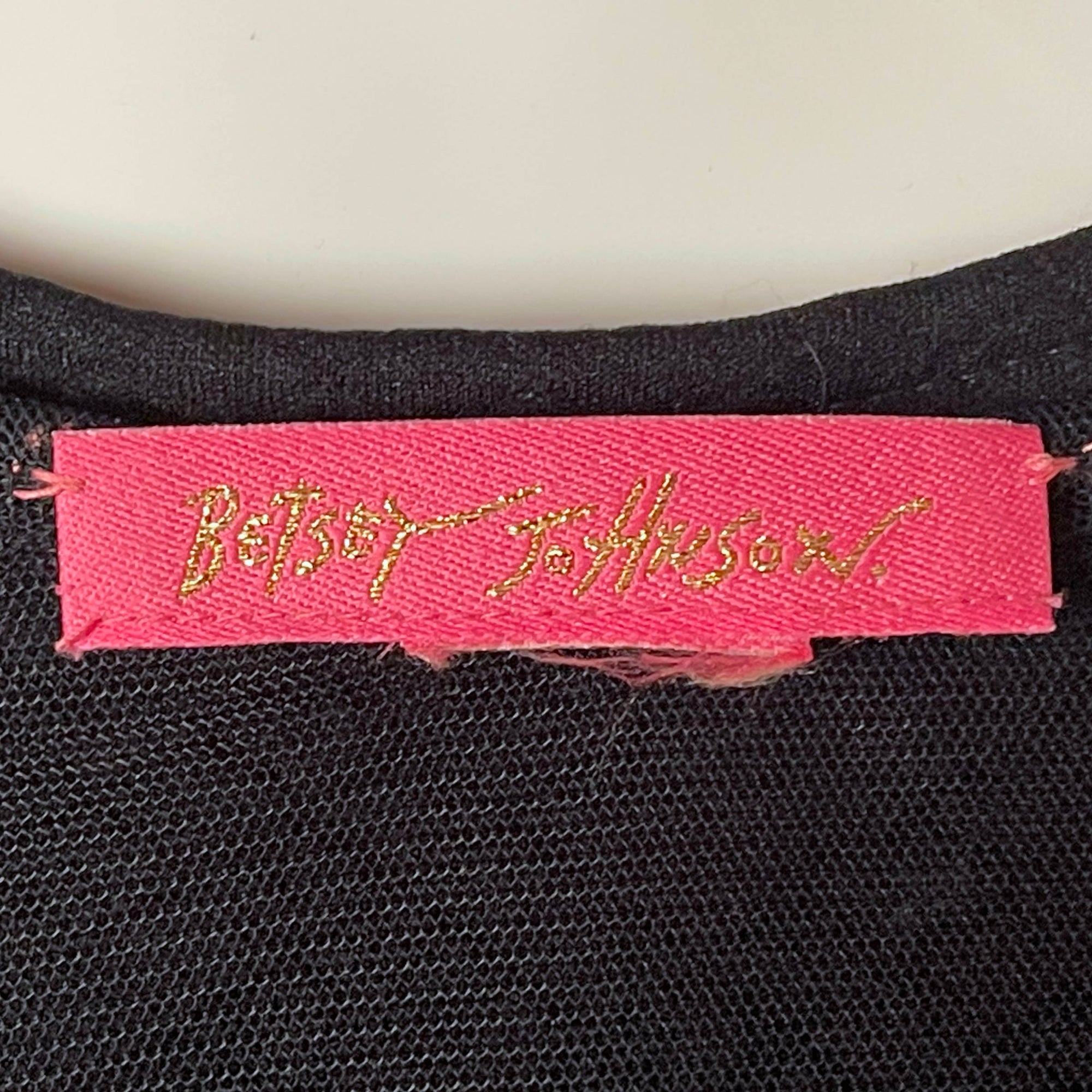 Betsey Johnson Bolero Sequinned Black Net Size M