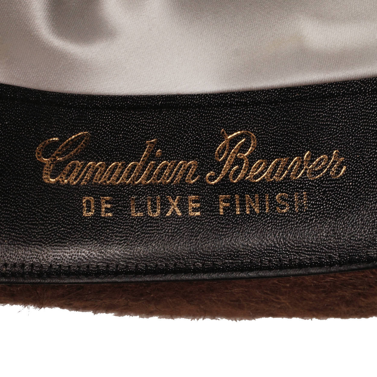 Vintage Biltmore Canadian Beaver Fedora Hat Plush Fur Felt Homberg Stetson Size 7 3/8 - Poppy's Vintage Clothing