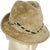 Vintage 1960s Biltmore Fedora Hat Beige Long Hair Beaver Fur Stetson 6 7/8 - Poppy's Vintage Clothing