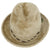 Vintage 1960s Biltmore Fedora Hat Beige Long Hair Beaver Fur Stetson 6 7/8 - Poppy's Vintage Clothing