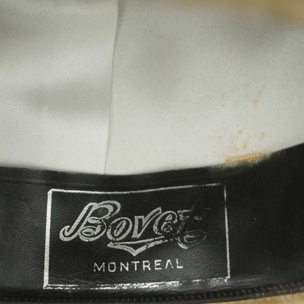 Vintage 1960s Biltmore Fedora Hat Beige Long Hair Beaver Fur Stetson 6 7/8 - Poppy's Vintage Clothing
