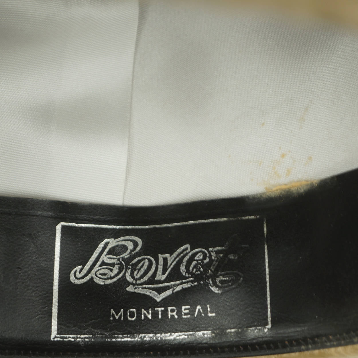 Vintage 1960s Biltmore Fedora Hat Beige Long Hair Beaver Fur Stetson 6 7/8 - Poppy's Vintage Clothing