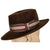 Vintage Biltmore Wide Brim Fedora Hat Golden Pheasant Velour Stetson Size 7 1970s - Poppy's Vintage Clothing