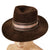 Vintage Biltmore Wide Brim Fedora Hat Golden Pheasant Velour Stetson Size 7 1970s - Poppy's Vintage Clothing