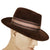 Vintage Biltmore Wide Brim Fedora Hat Golden Pheasant Velour Stetson Size 7 1970s - Poppy's Vintage Clothing