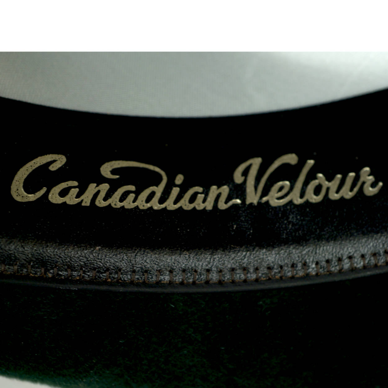 Vintage Biltmore Fedora Hat Golden Pheasant Green Velour Bavarian Hunting 7 3/8 - Poppy's Vintage Clothing