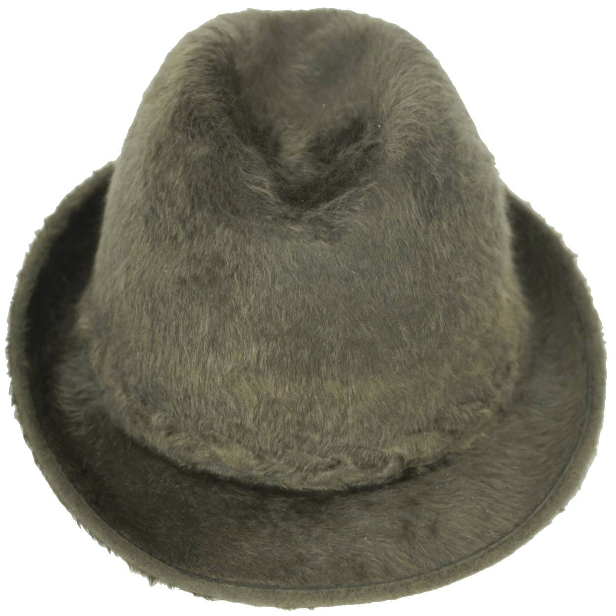 Vintage Biltmore Pure Beaver Grey Plush Fedora Hat Deluxe Fur Size 7 1/4 - Poppy's Vintage Clothing