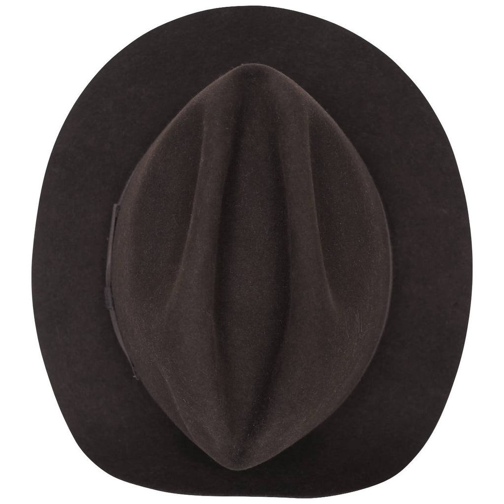 Vintage Biltmore Royal Fedora Dark Brown Fur Felt 6 7/8 Small - Poppy's Vintage Clothing