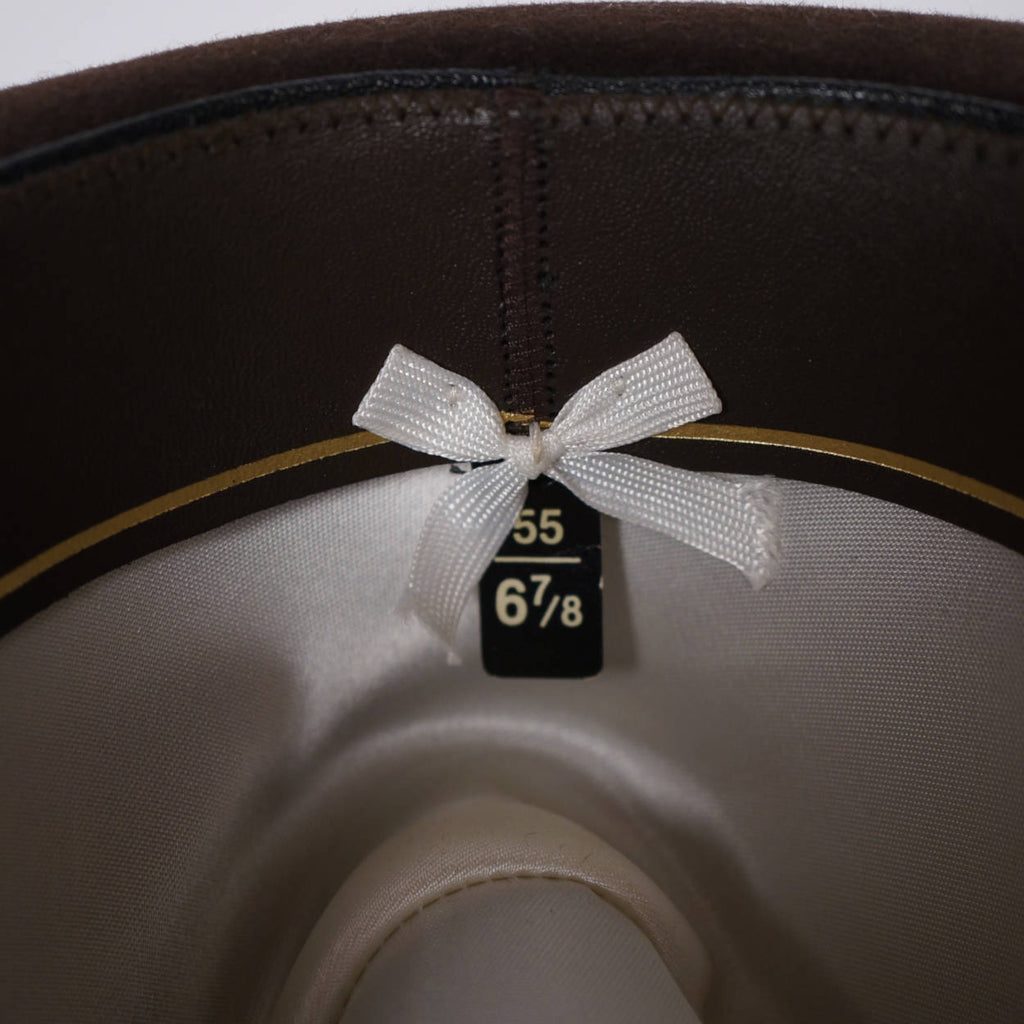 Vintage Biltmore Royal Fedora Dark Brown Fur Felt 6 7/8 Small - Poppy's Vintage Clothing