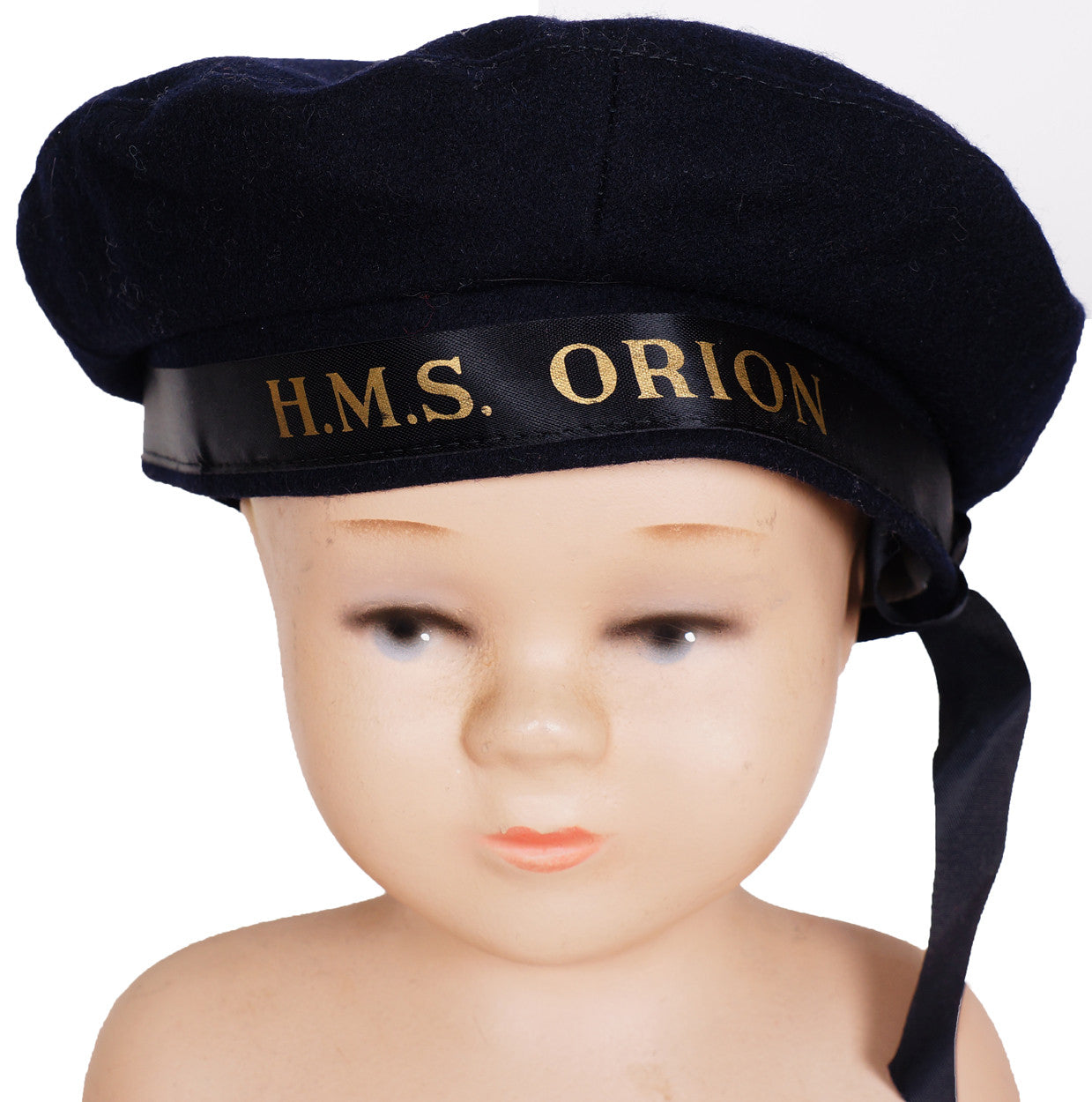 World War 2 Navy HMS Orion Sailors Hat and Coat for Child Size 5 - Poppy's Vintage Clothing