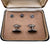 1940s Birks Simmons Sterling Silver Shirt Studs & Cufflinks