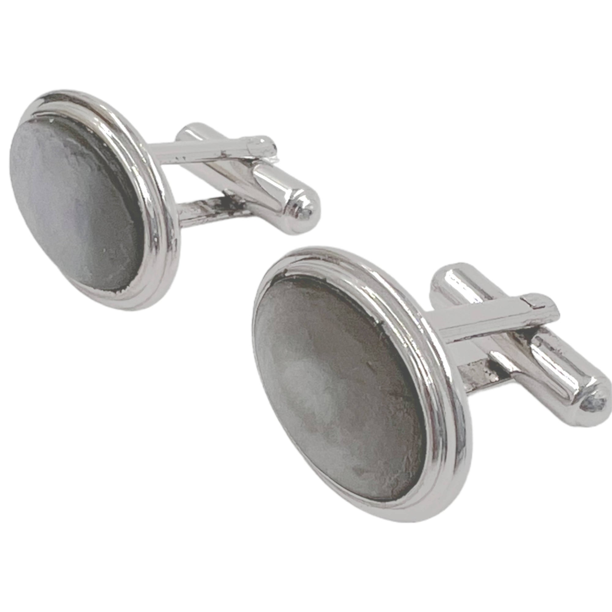 1940s Birks Simmons Sterling Silver Shirt Studs & Cufflinks