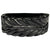Vintage Black Carved Bakelite Clamper Bracelet
