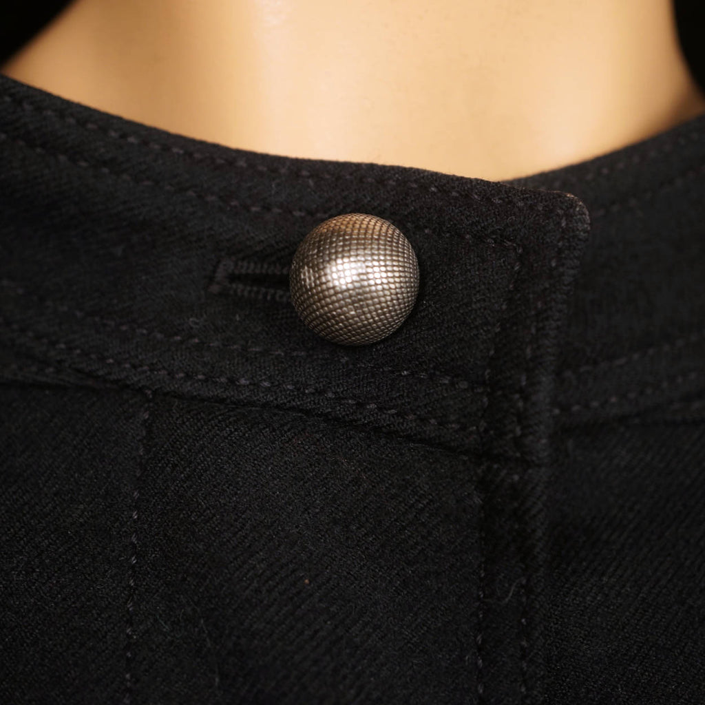 Quality Vintage Black Wool Cape or Cloak with Hood - Poppy's Vintage Clothing