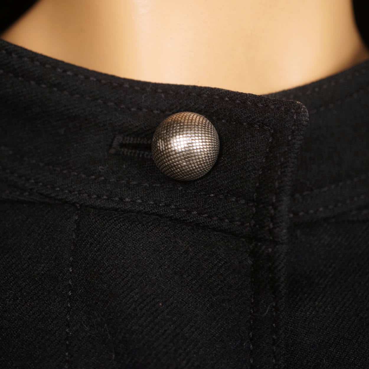 Quality Vintage Black Wool Cape or Cloak with Hood - Poppy's Vintage Clothing