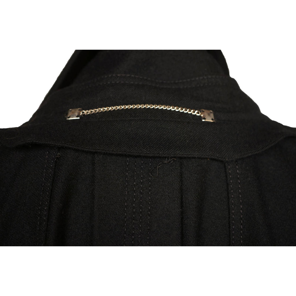 Quality Vintage Black Wool Cape or Cloak with Hood - Poppy's Vintage Clothing