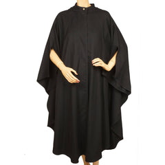 Quality Vintage Black Wool Cape or Cloak with Hood - Poppy's Vintage Clothing