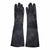 Vintage Black Kid Leather Gloves with Bow 1940s Made in France Ladies Size 7 - Poppy's Vintage Clothing