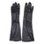 Vintage Black Kid Leather Gloves with Bow 1940s Made in France Ladies Size 7 - Poppy's Vintage Clothing