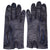 Vintage 1950s Black Leather Gloves Western Germany Ladies Size 6.5 - Poppy's Vintage Clothing