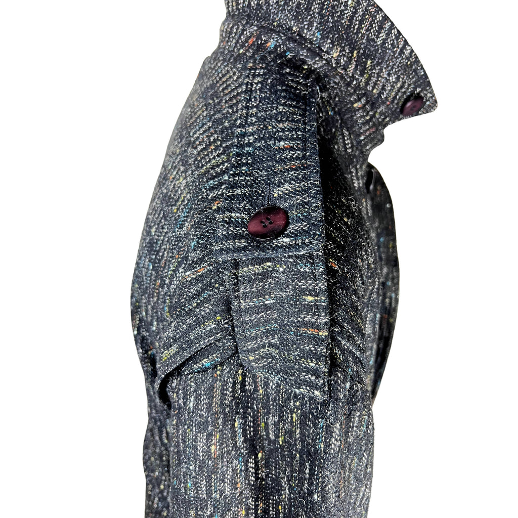 Vintage 1980s New Wave Coat Tweed Overcoat Croydon Size 44