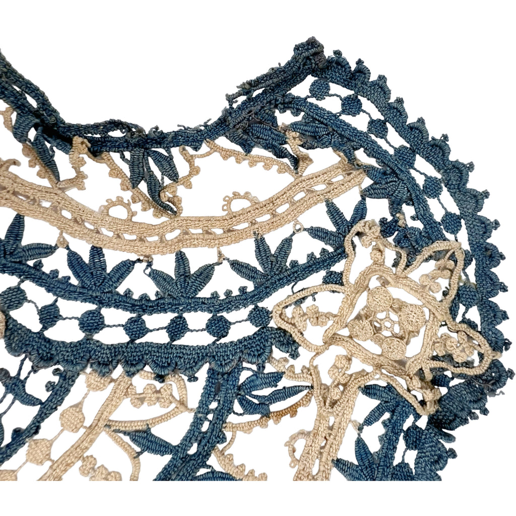 Large Antique Victorian Lace Collar Hand Made Bedfordshire ?