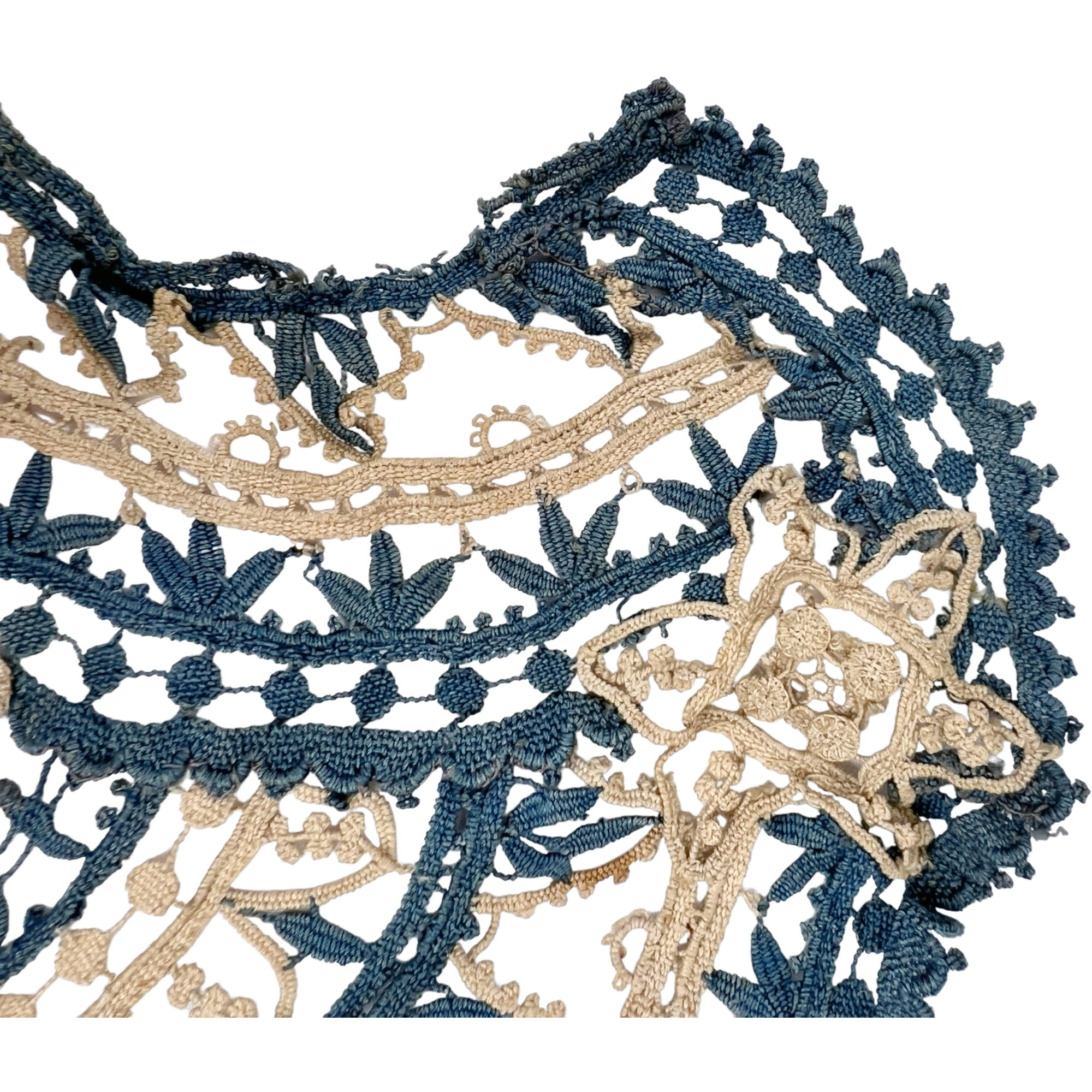 Large Antique Victorian Lace Collar Hand Made Bedfordshire ?