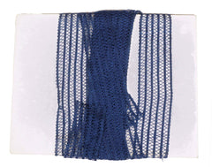 Antique Sapphire Blue Ribbon - Faggoting Trim - 6 yards - Poppy's Vintage Clothing