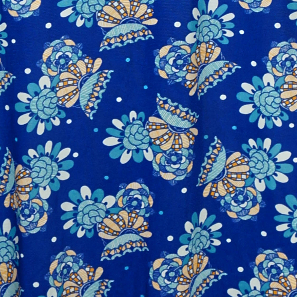 Vintage Nightgown 70s Floral Print Nightie Size Medium - Poppy's Vintage Clothing