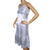 Vintage 1940s Blue Satin Slip with Lace Trim Size M Excellent Condition - Poppy's Vintage Clothing