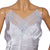 Vintage 1940s Blue Satin Slip with Lace Trim Size M Excellent Condition - Poppy's Vintage Clothing