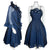 Vintage 50s Party Dress w Spaghetti Straps and Organza Shawl
