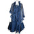 Vintage 50s Party Dress w Spaghetti Straps and Organza Shawl