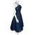 Vintage 50s Party Dress w Spaghetti Straps and Organza Shawl