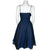 Vintage 50s Party Dress w Spaghetti Straps and Organza Shawl