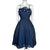 Vintage 50s Party Dress w Spaghetti Straps and Organza Shawl